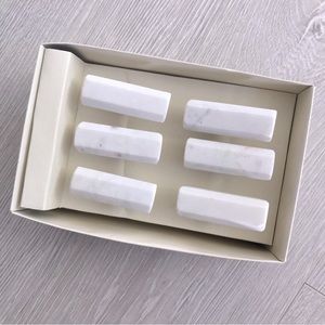 Marble Drawer Pulls - Set of 6